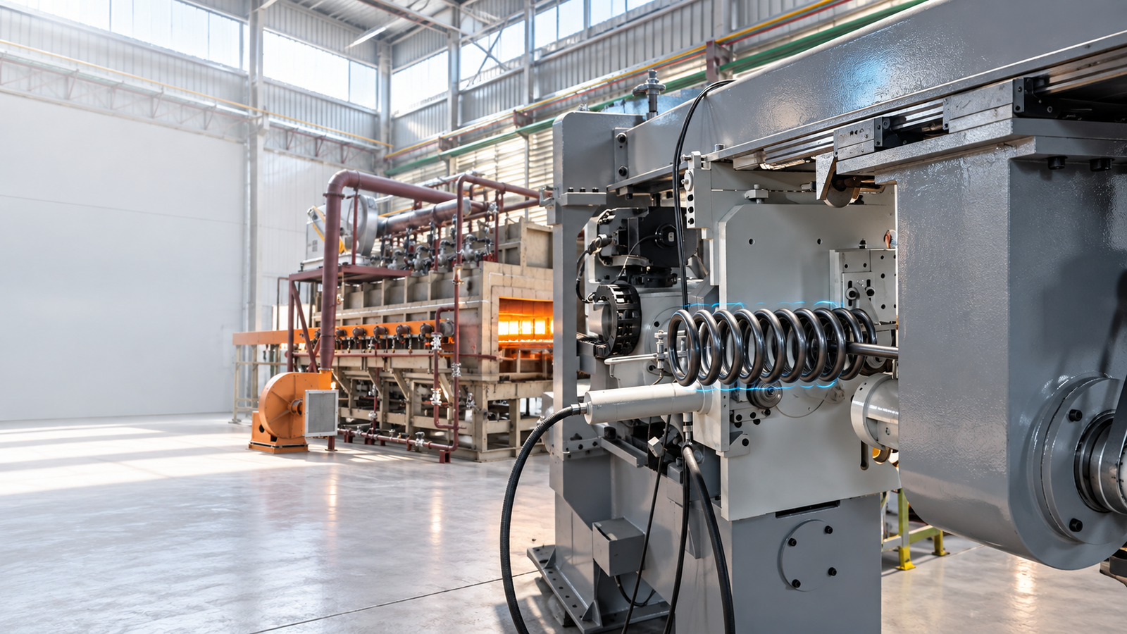 Spring Coiling & Heat Treatment process at R5Z™