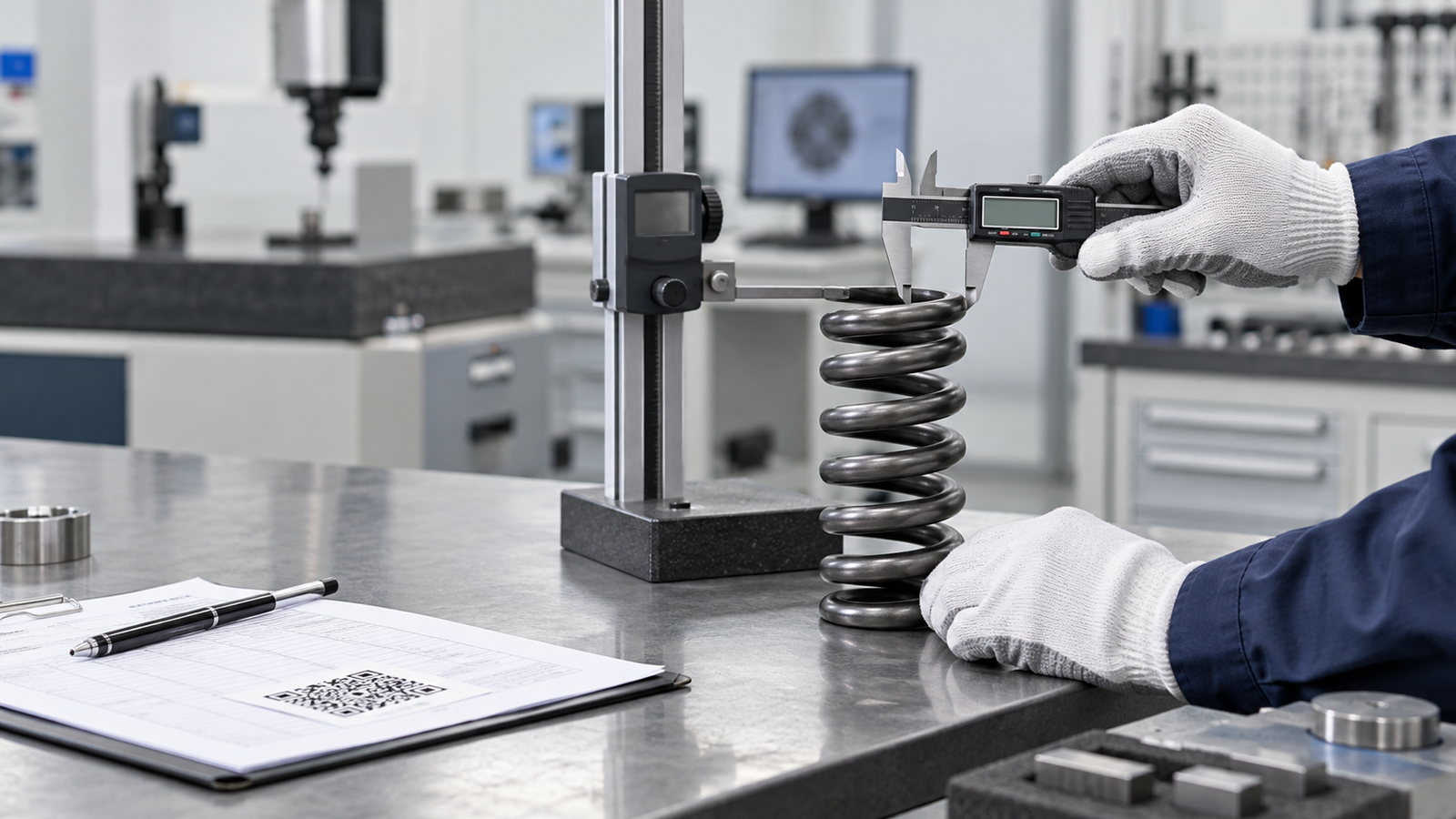 Spring manufacturing quality control and digital traceability at R5Z™