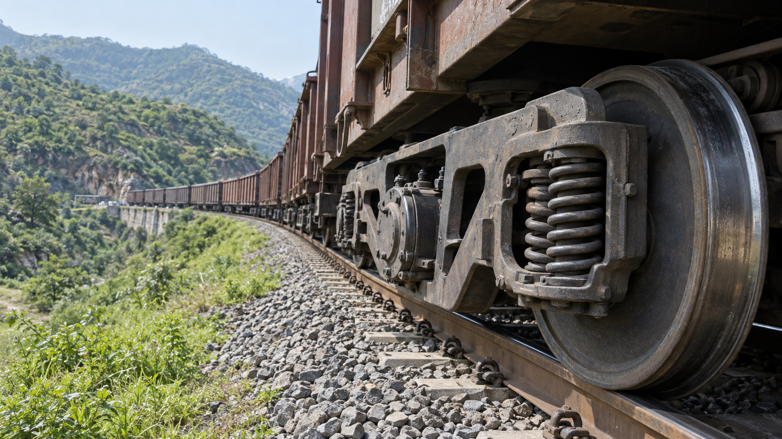 Railway wagon bogie spring manufactured by R5Z™