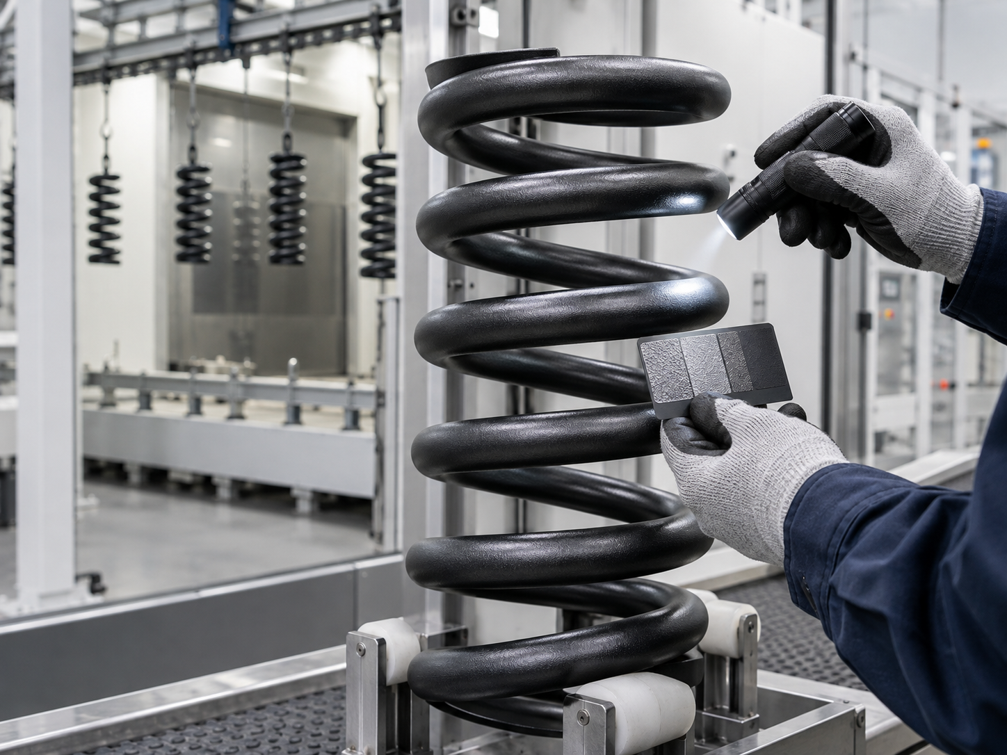 Spring Coiling & Heat Treatment process at R5Z™